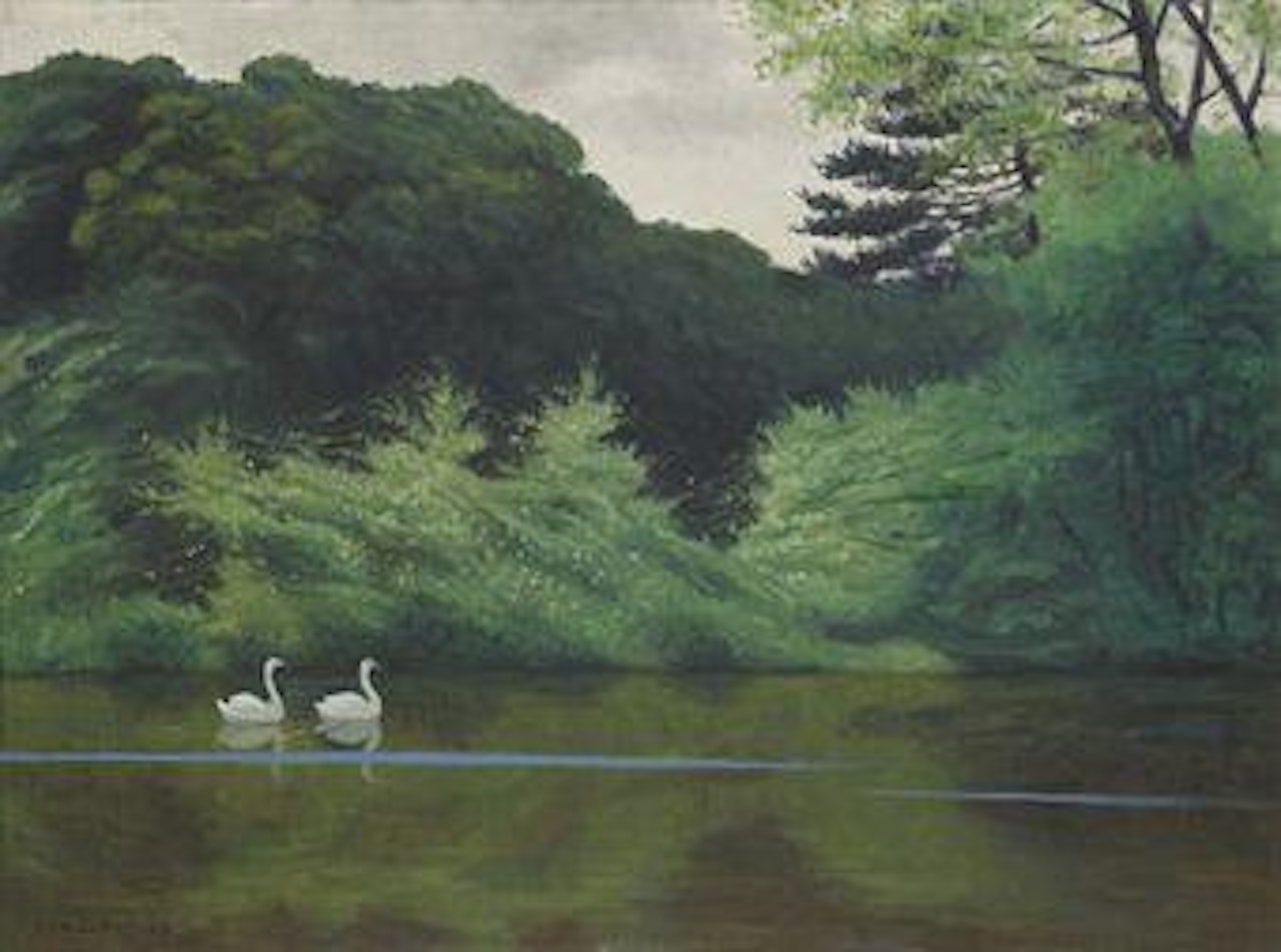 L'île du lac Saint-James by Félix Vallotton