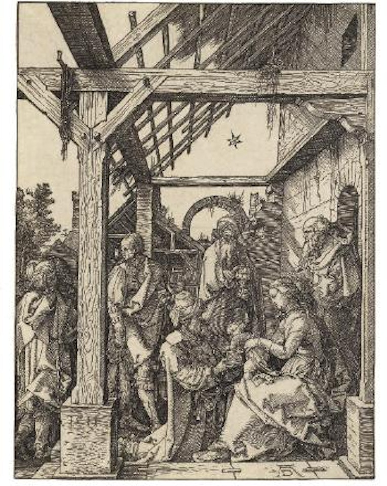 The Adoration of the Magi (B. 3; M., Holl. 208; S.M.S. 225) by Albrecht Dürer