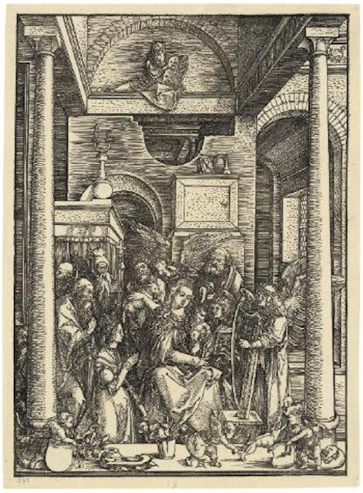 Glorification of the Virgin, from The Life of the Virgin (B. 95; M., Holl. 207; S.M.S. 185) by Albrecht Dürer