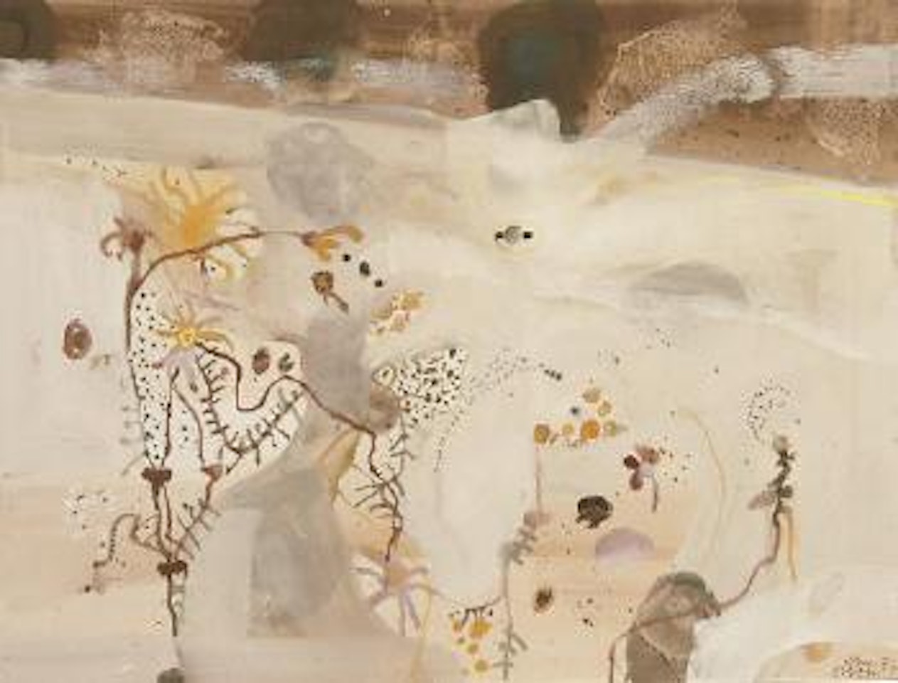 Wild Flower and Storm by John Olsen