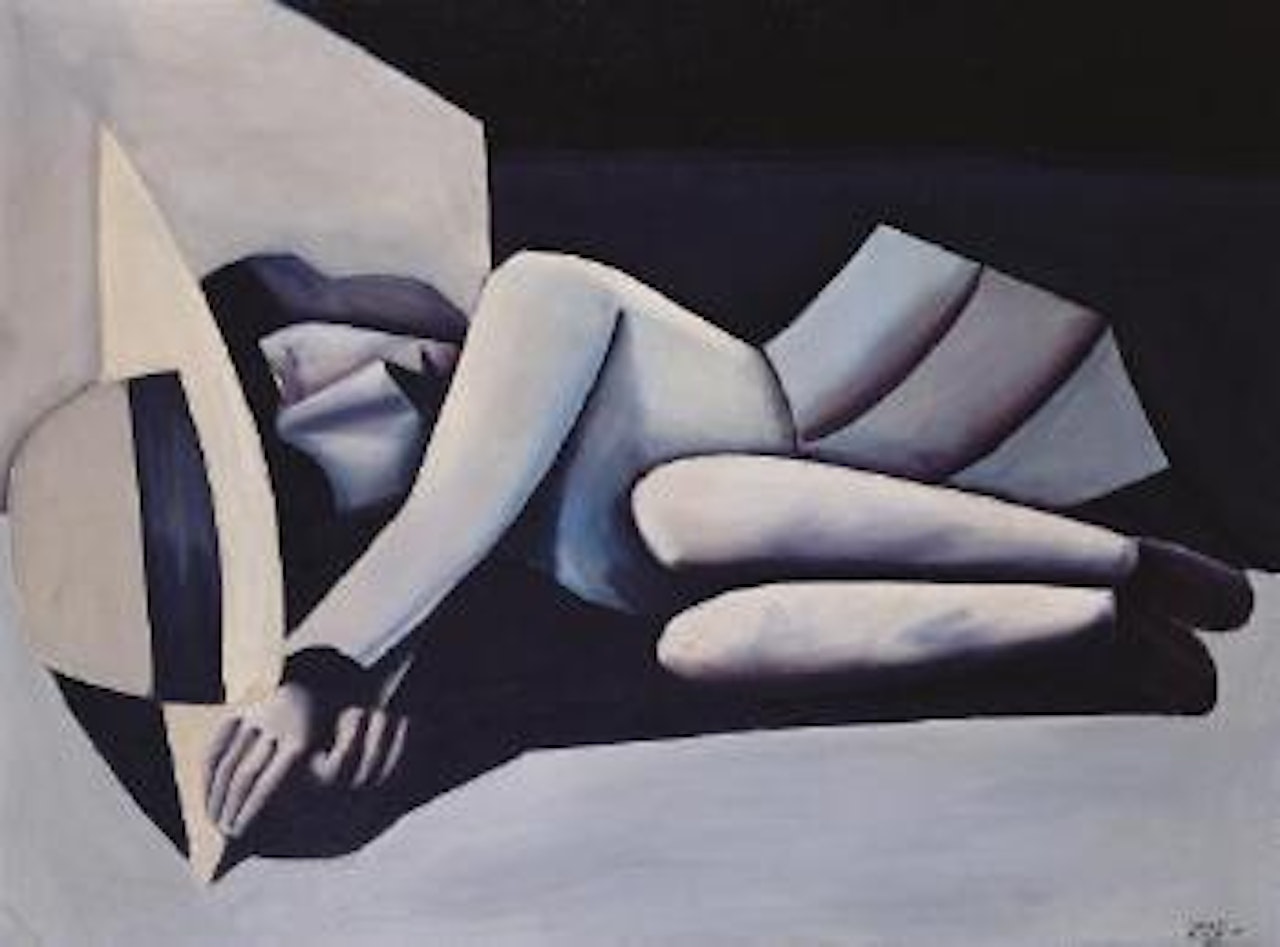 Sleeping Schoolgirl by Charles Blackman