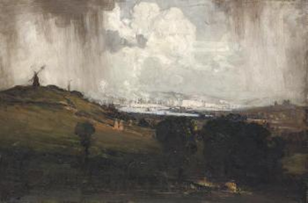 Rochester from Strood Hill by Arthur Ernest Streeton
