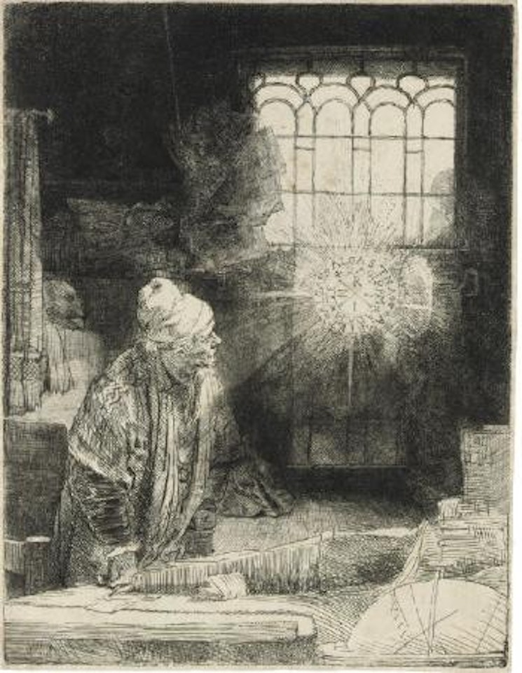 Faust (B., Holl. 270; H. 260) by Attributed to Rembrandt Harmensz van Rijn
