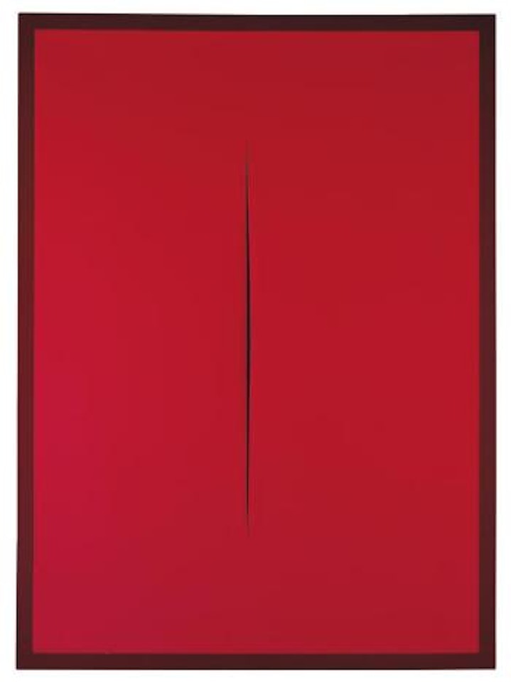 Concetto spaziale, Attesa by Lucio Fontana