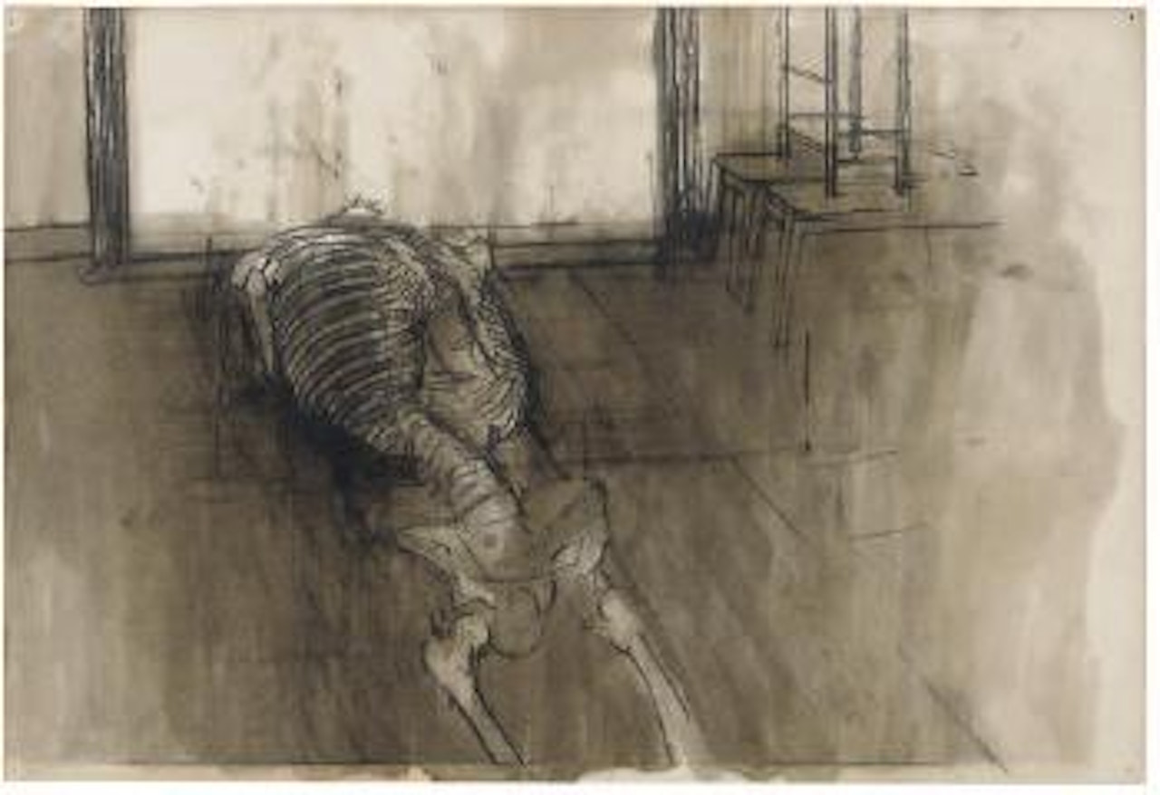 Skeleton #1 by David Hockney