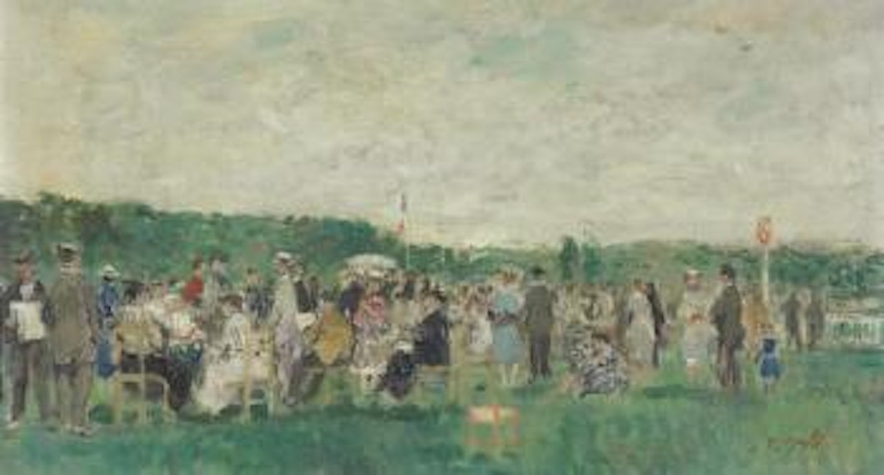 Le champ de course à Gramat-Quercy by François Gall