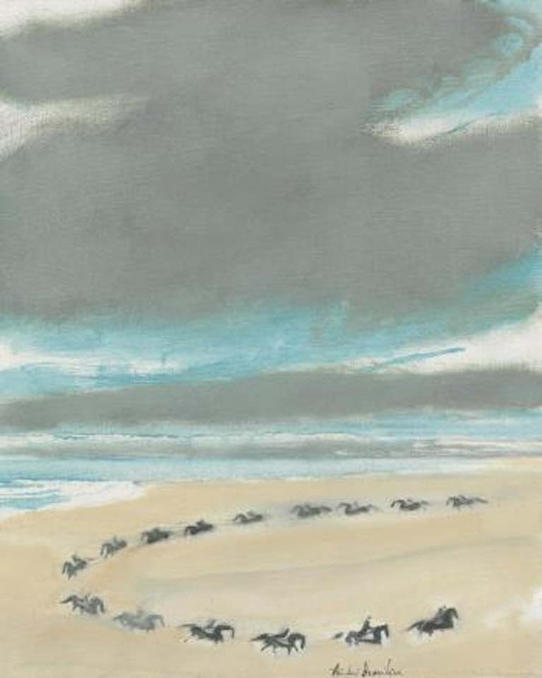 Petite plage des Flandres by André Brasilier