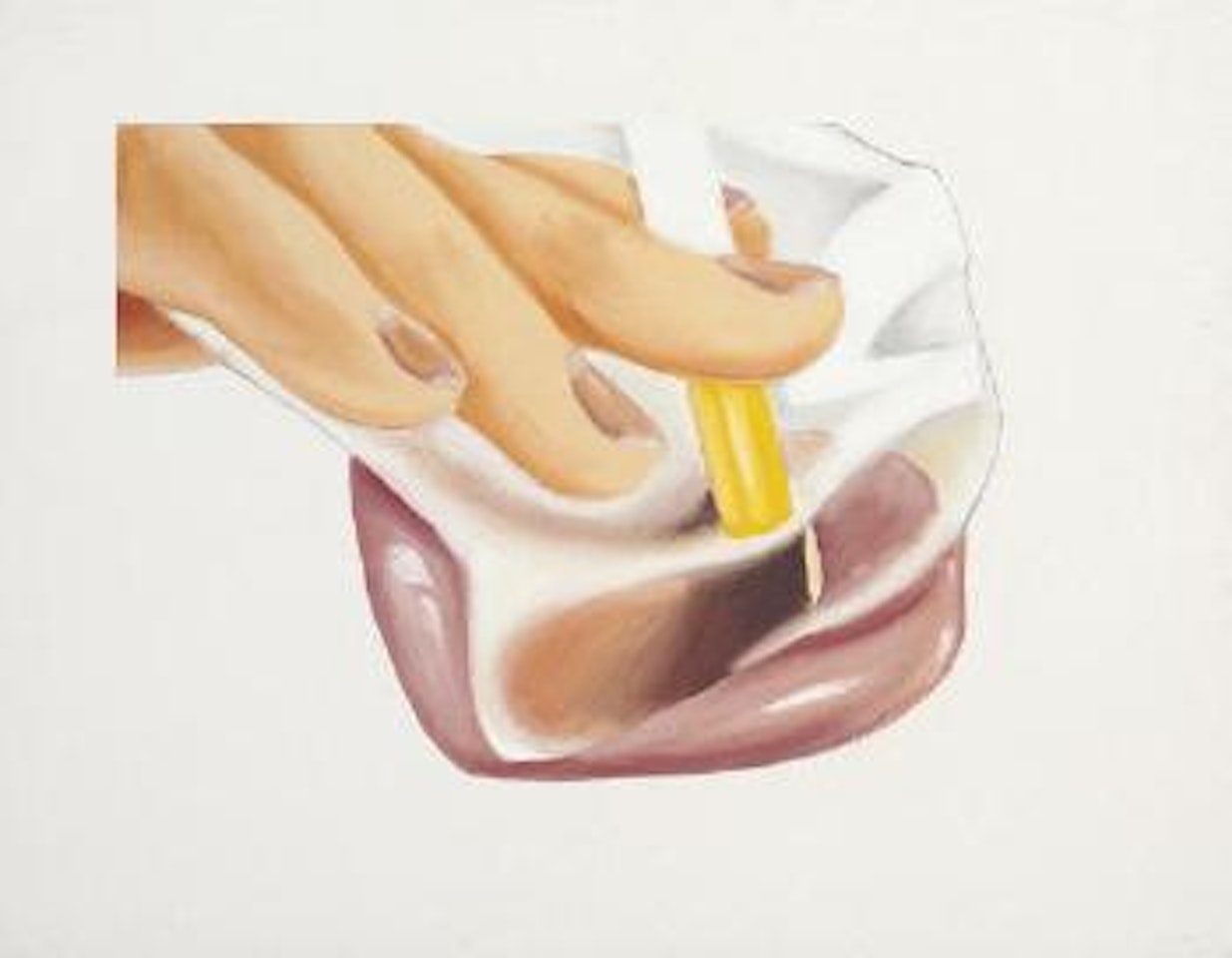 Smoker Study (For Smoker #19) by Tom Wesselmann