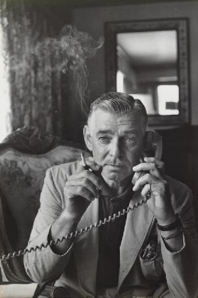 Clark Gable by Henri Cartier-Bresson