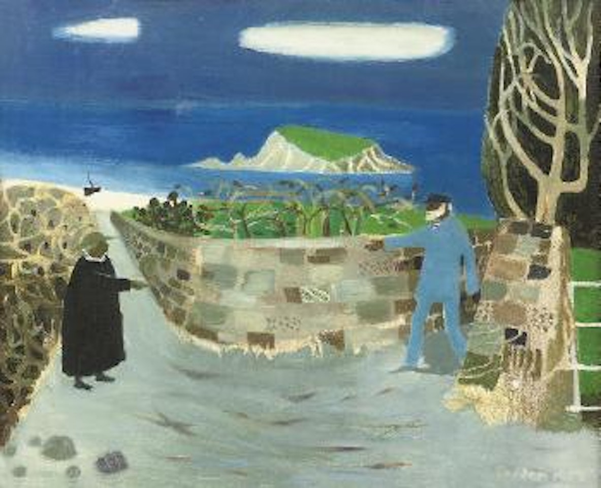 The Meeting, Mary and Julian by Mary Fedden