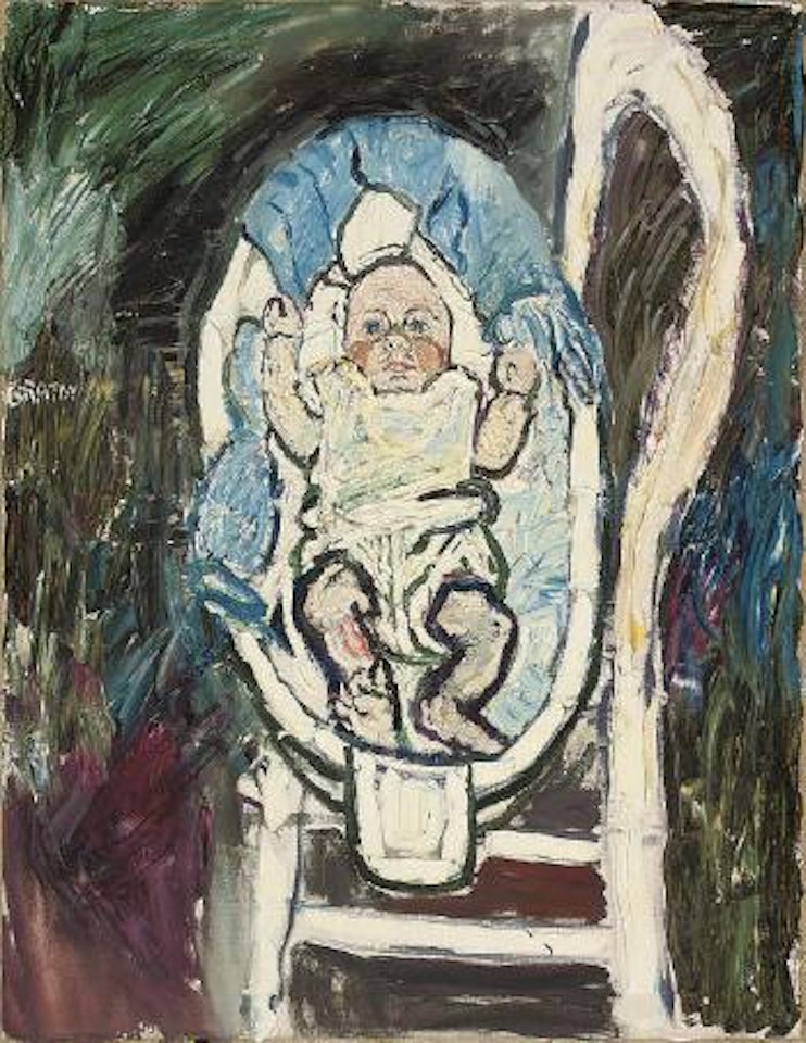Dayan in Bowl by John Bratby