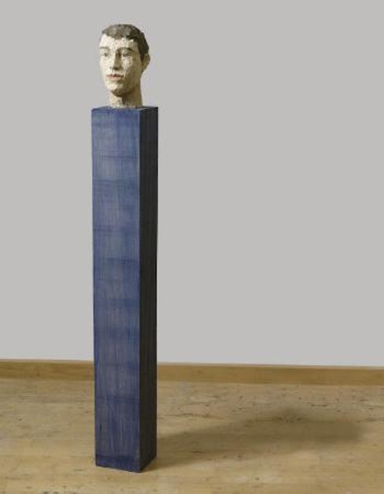 Kopfsäule by Stephan Balkenhol