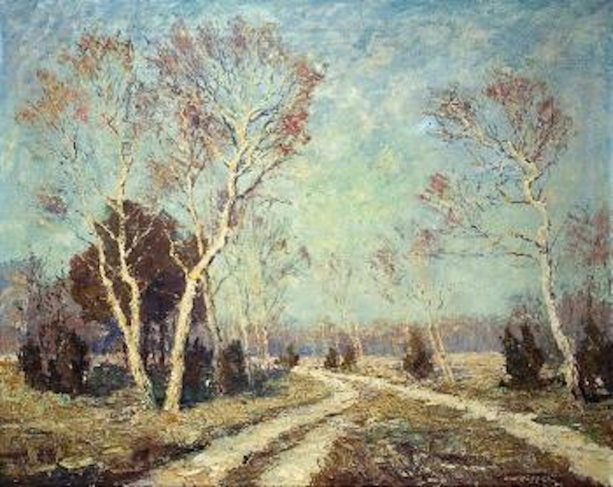 Vorfrühling in der Heide by Otto Pippel