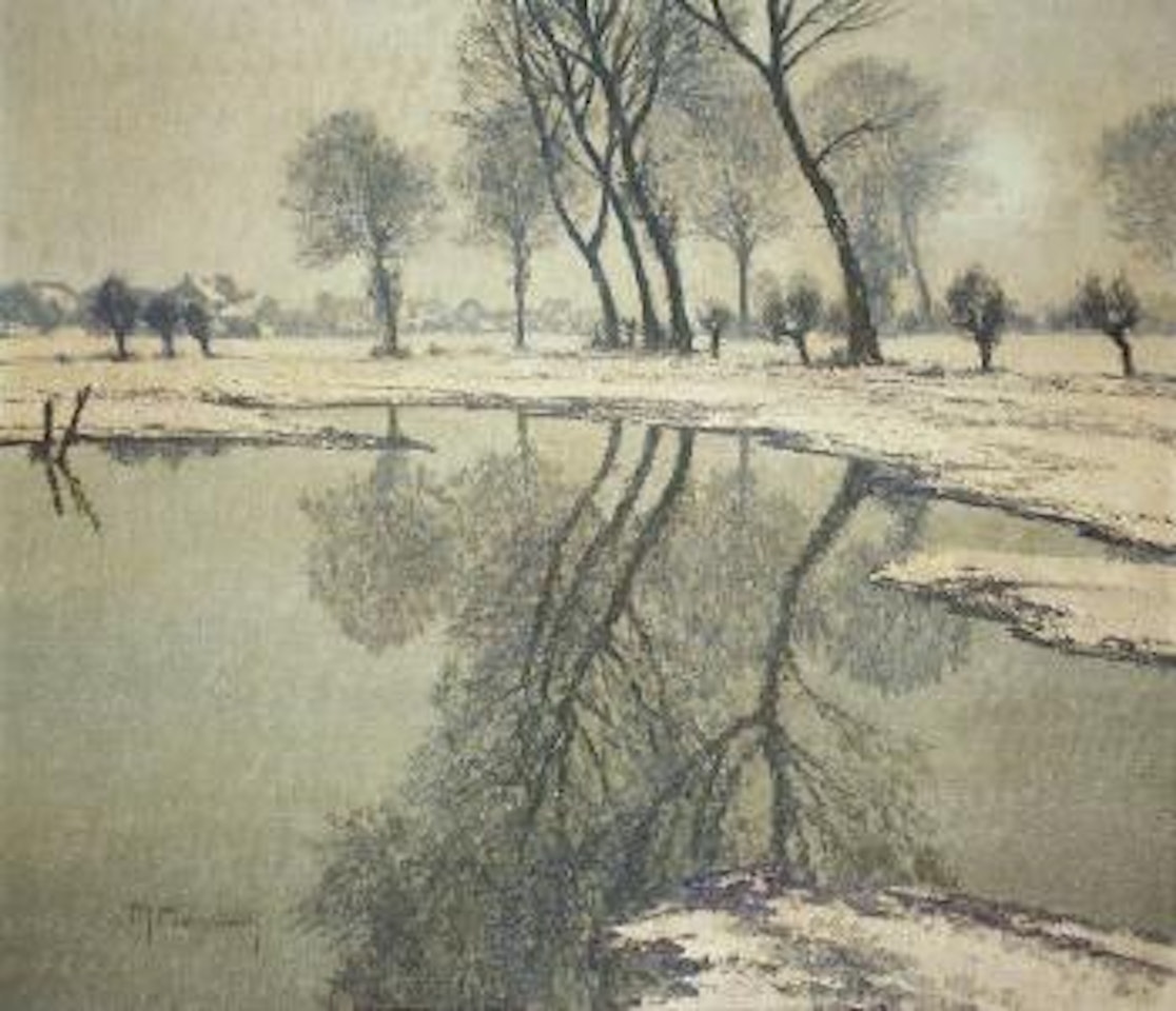 Altwasser bei Wittlaer by Max Clarenbach