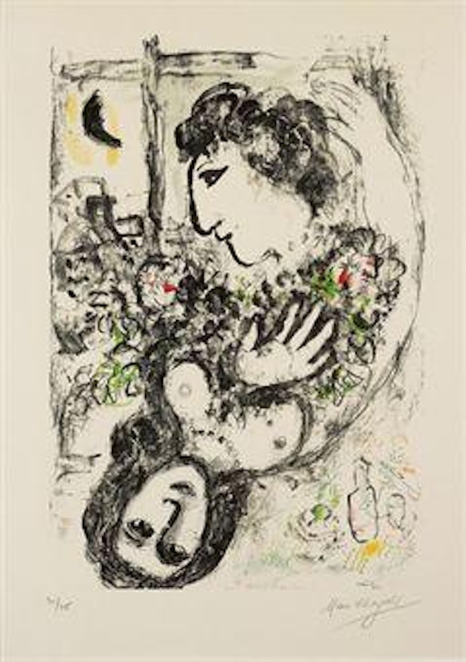 Bonheur (Mourlot 570) by Marc Chagall