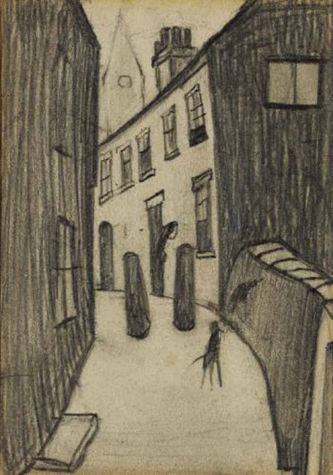 Dewars Lane, Berwick-on-Tweed by Laurence Stephen Lowry