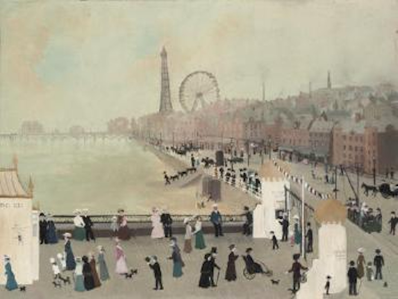 Our First Morning in Blackpool by Helen Bradley