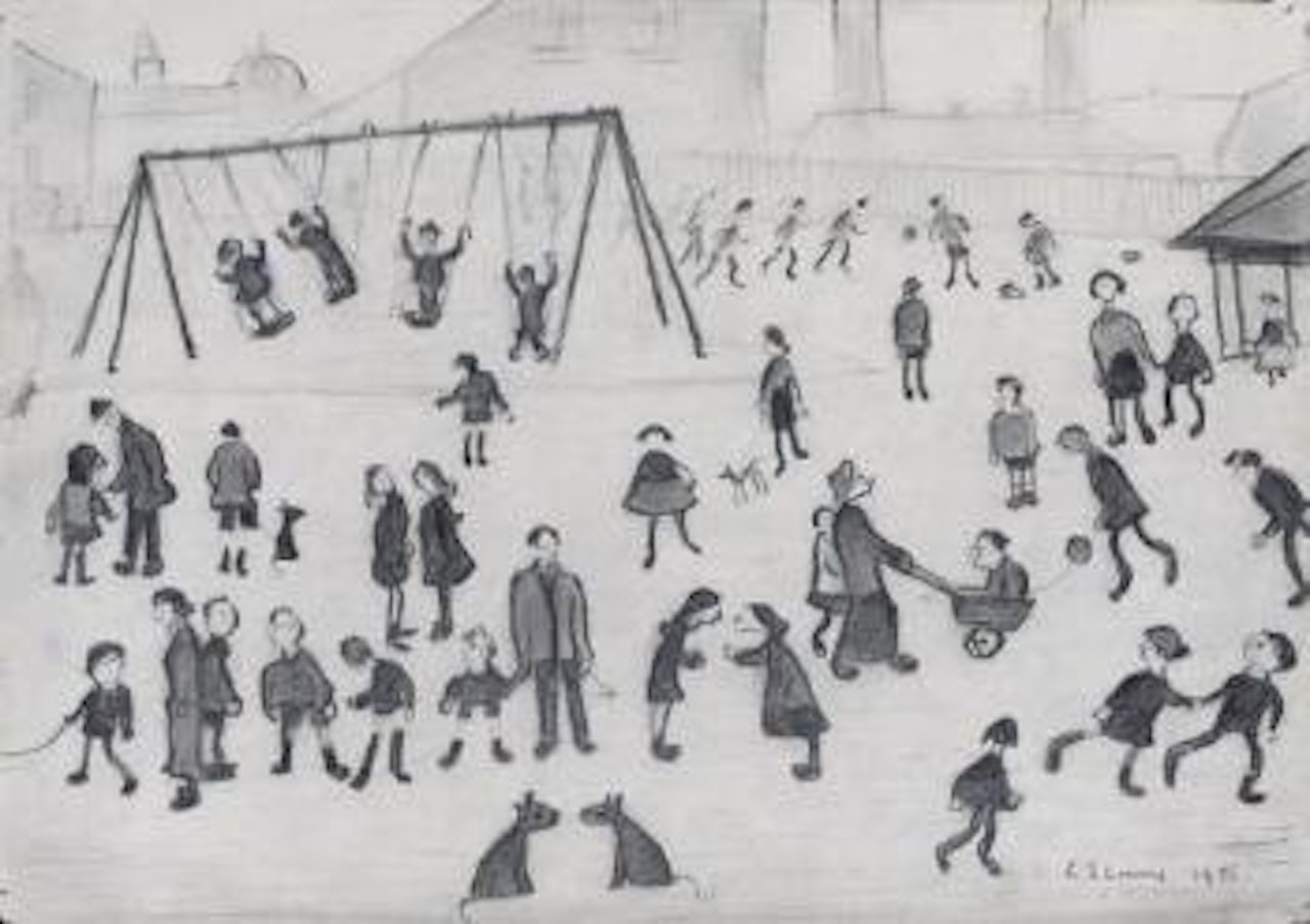 Prussia Park by Laurence Stephen Lowry