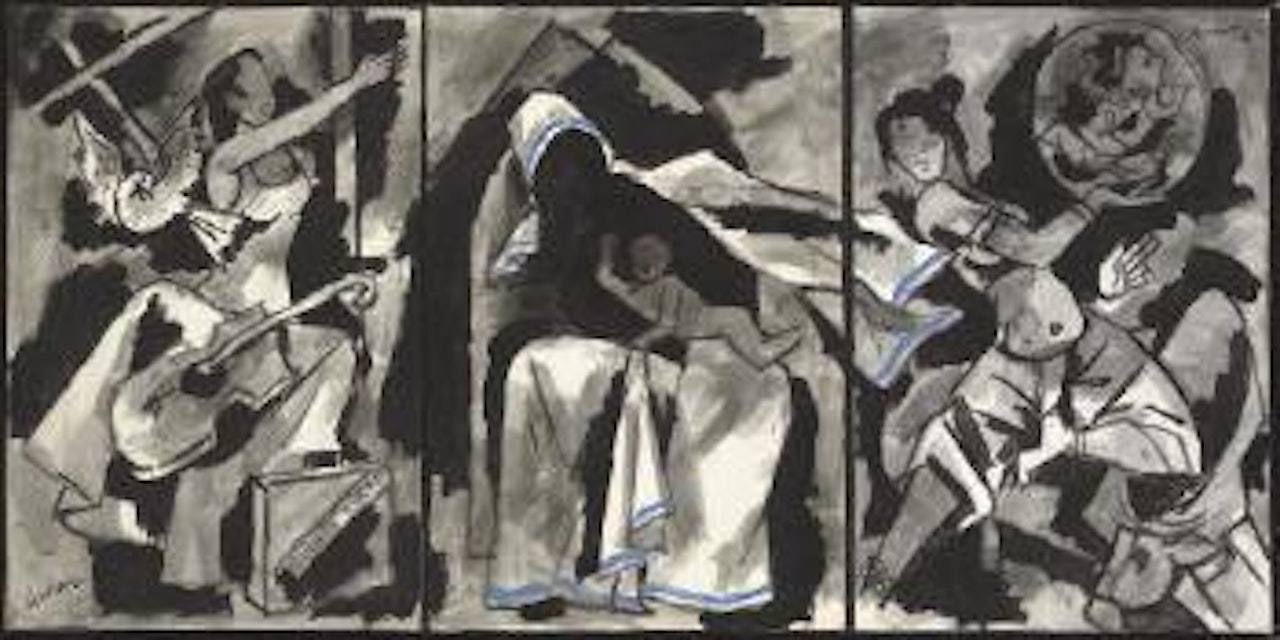 Mother Teresa by M.F. Husain