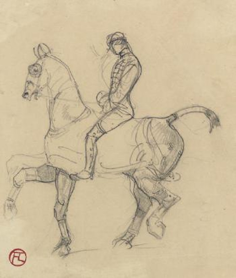 Cavalier by Henri de Toulouse-Lautrec