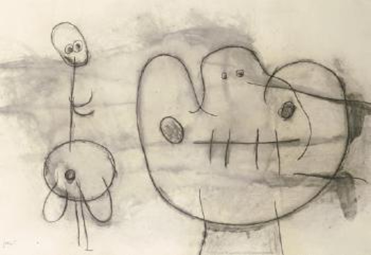 Deux personnages by Joan Miró
