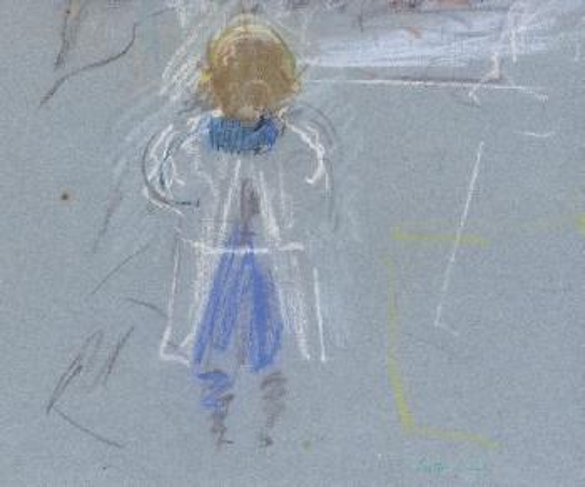 Fillette de dos by Berthe Morisot