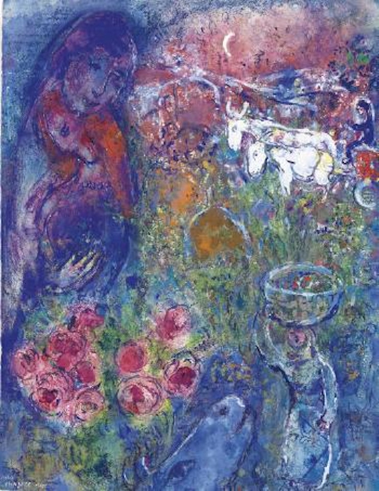 Vendange by Marc Chagall
