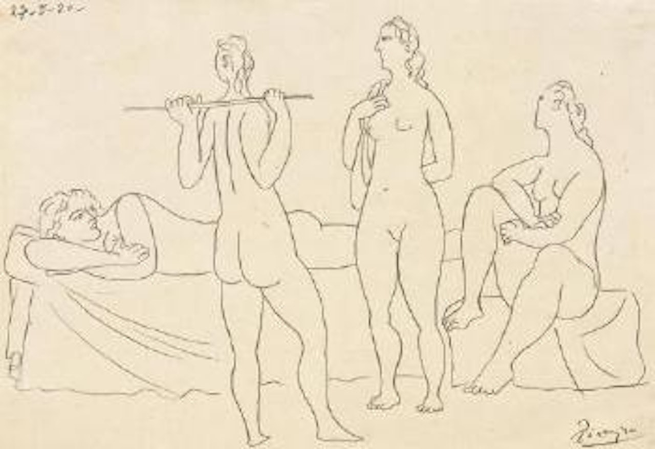 Quatres nus by Pablo Picasso