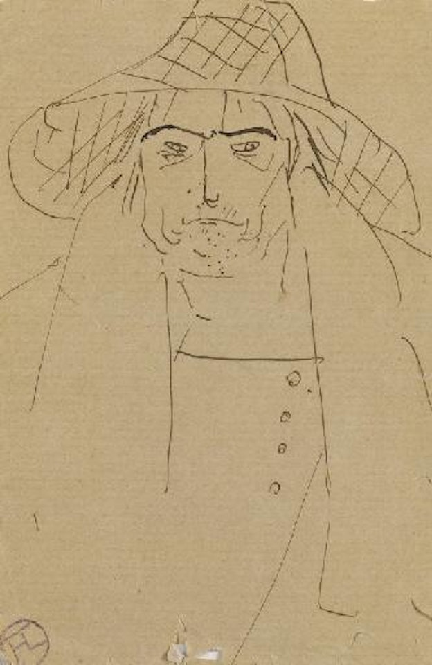 Bruant sur ses terres à courtalon by Henri de Toulouse-Lautrec