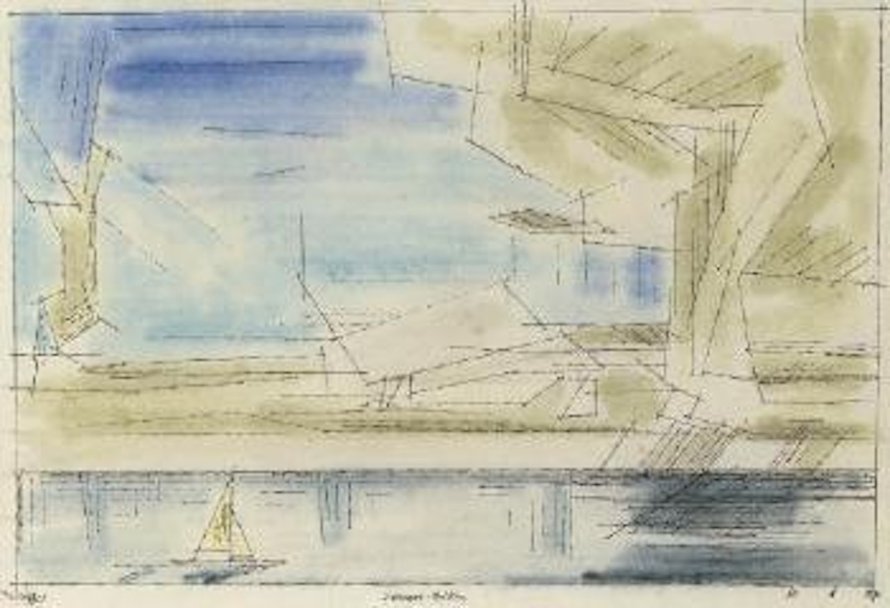 Sommer Wolken by Lyonel Feininger