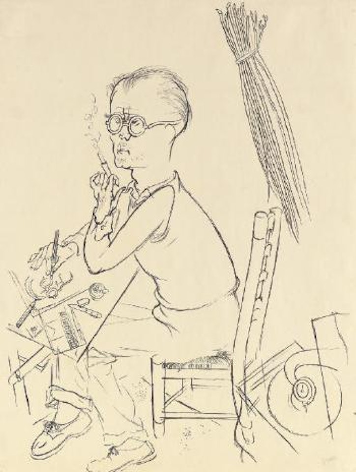Otto Schmalhausen by George Grosz