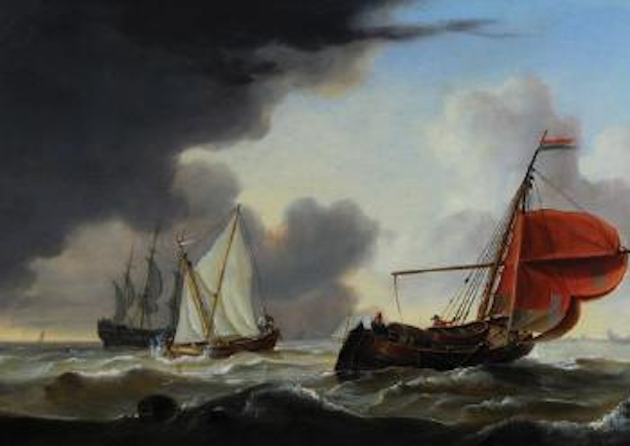 Shipping on a swell by Charles Martin Powell