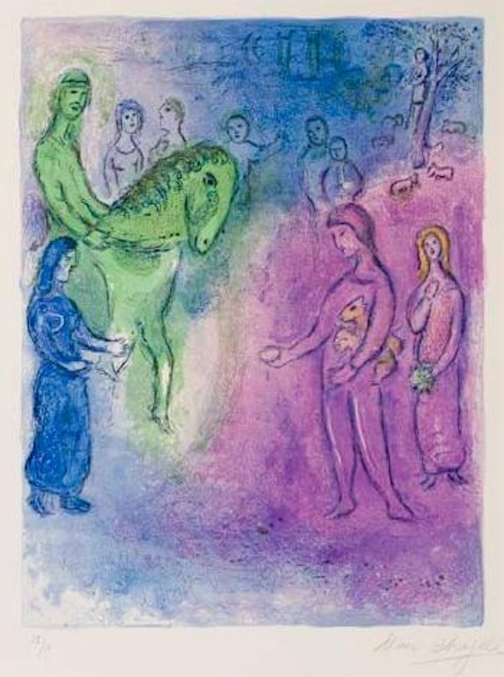 Arrivee de Dionyophane by Marc Chagall