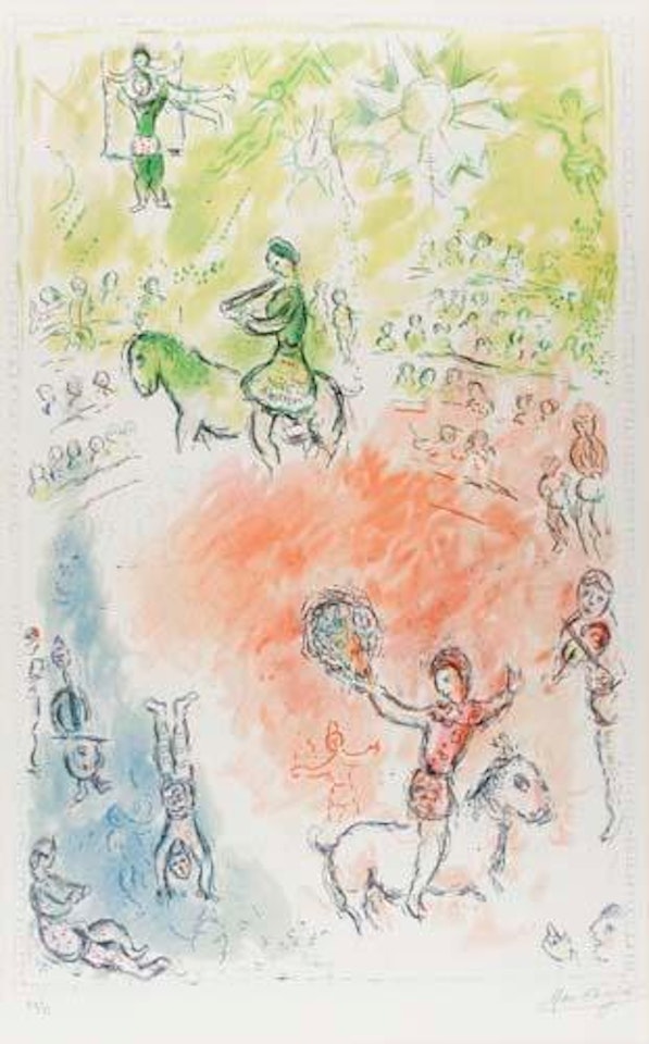 La parade by Marc Chagall