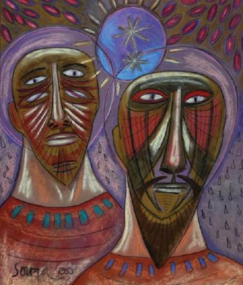 Two men by Francis Newton Souza