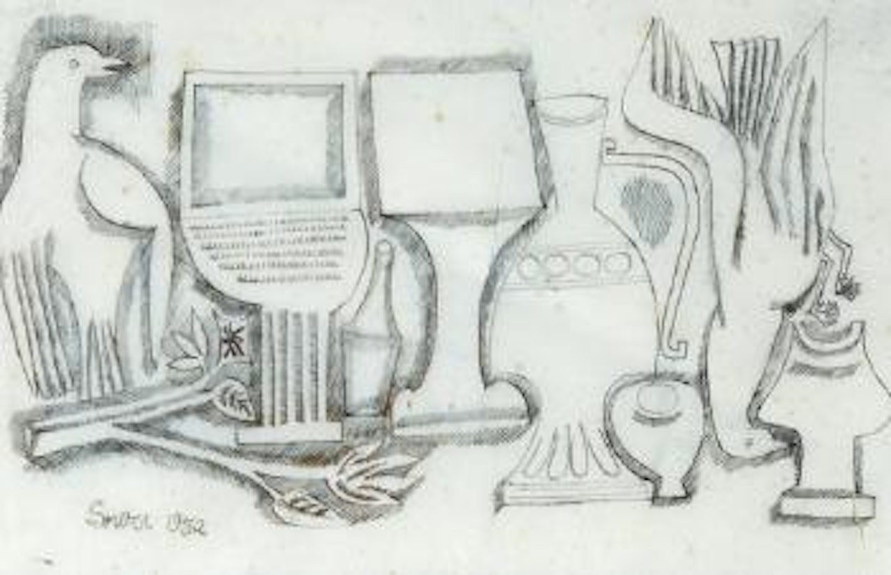 Untitled (still life) by Francis Newton Souza
