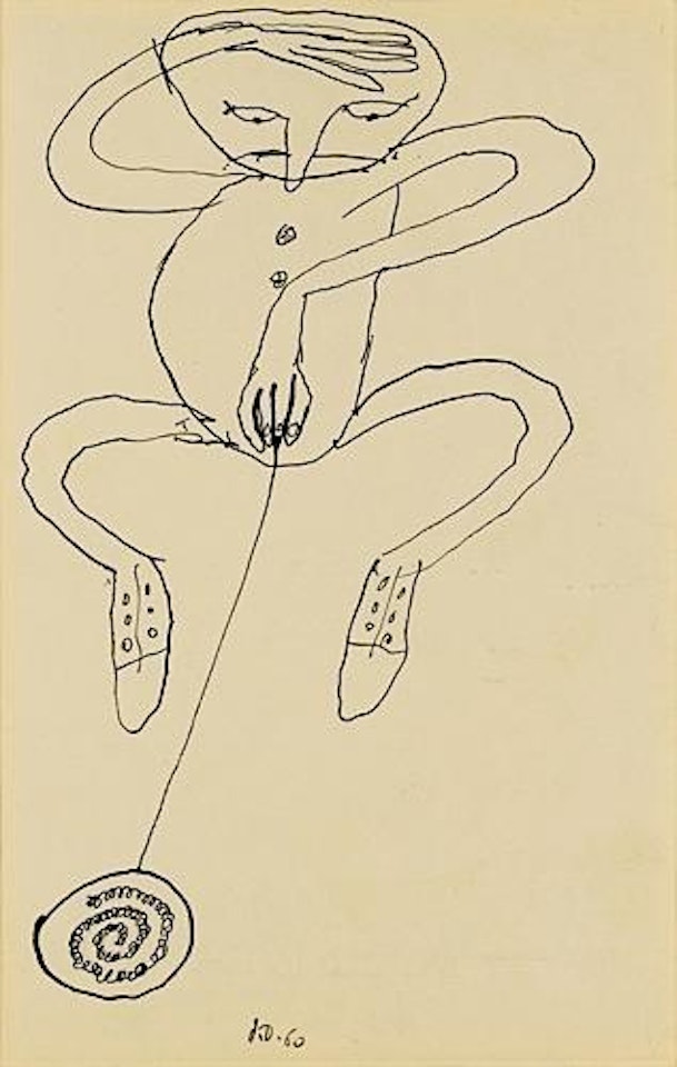 Radiesthésie à la guidouille by Jean Dubuffet