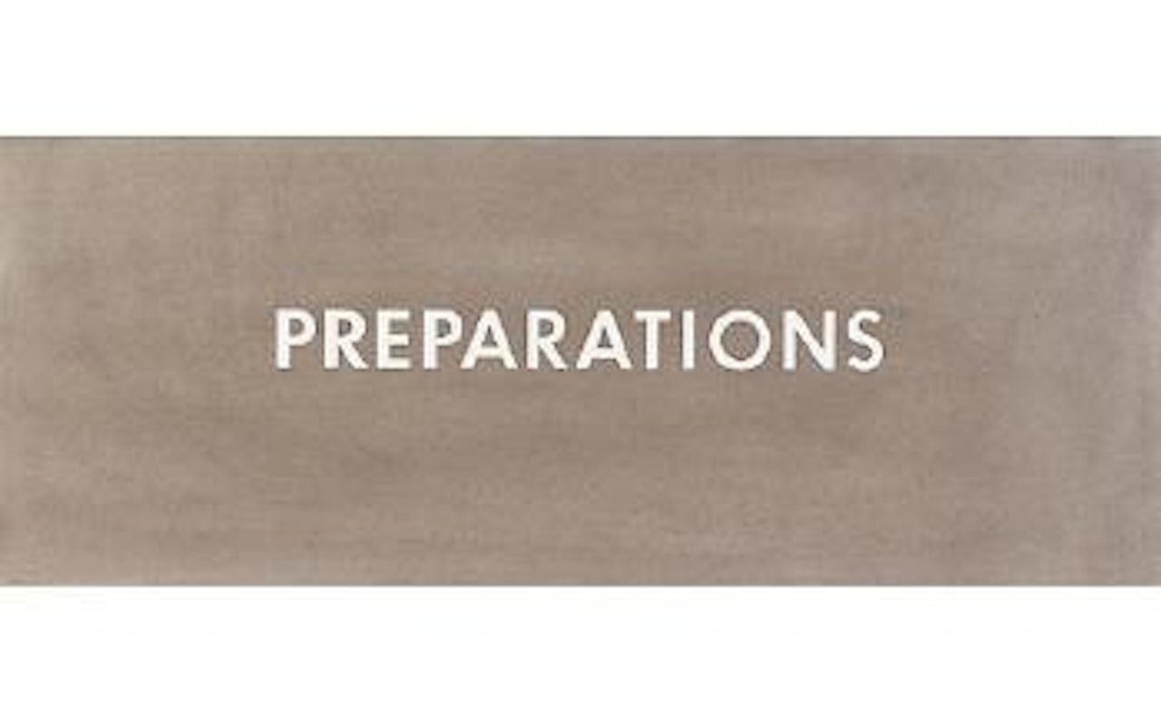 Preparations by Ed Ruscha