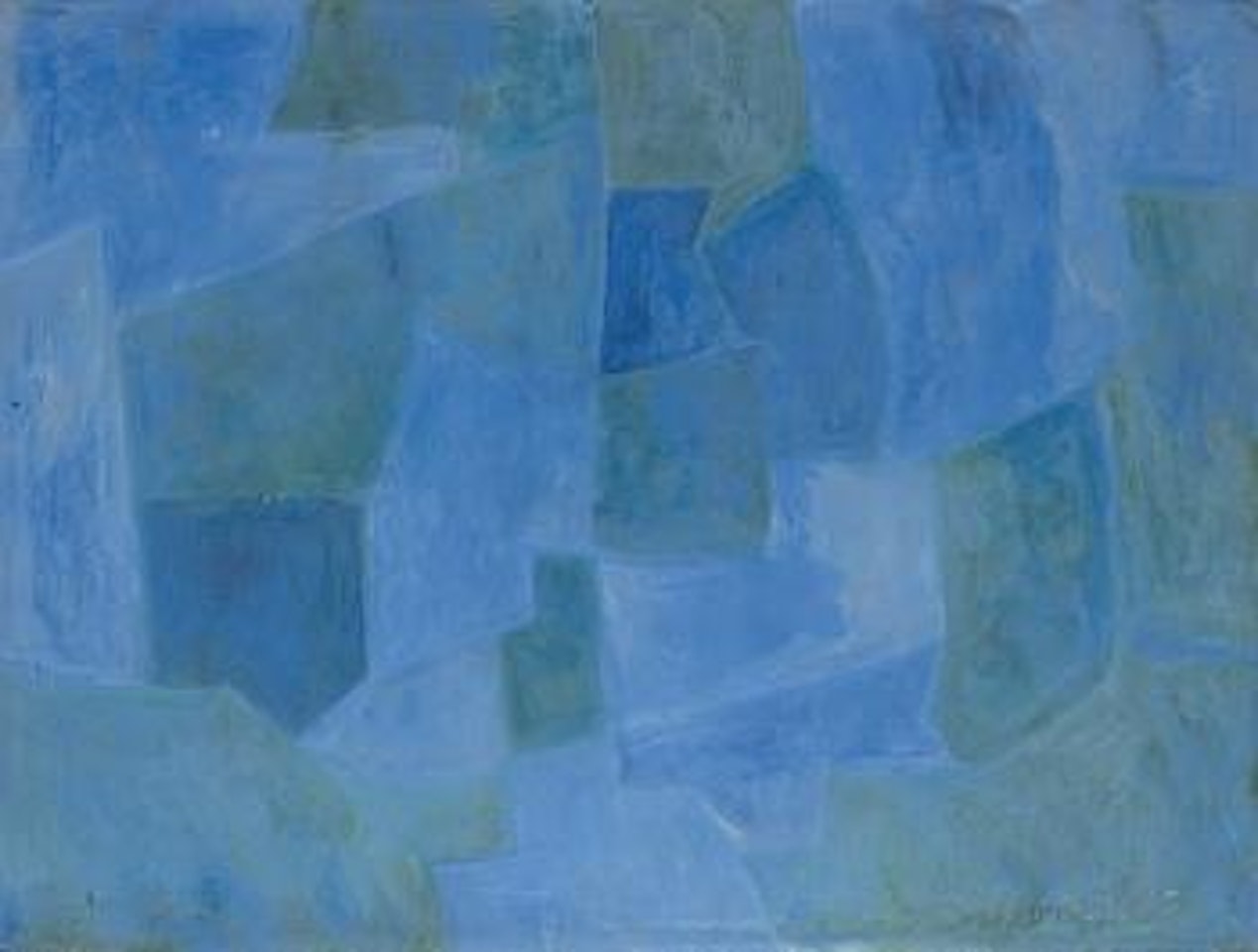 Composition vert bleu by Serge Poliakoff
