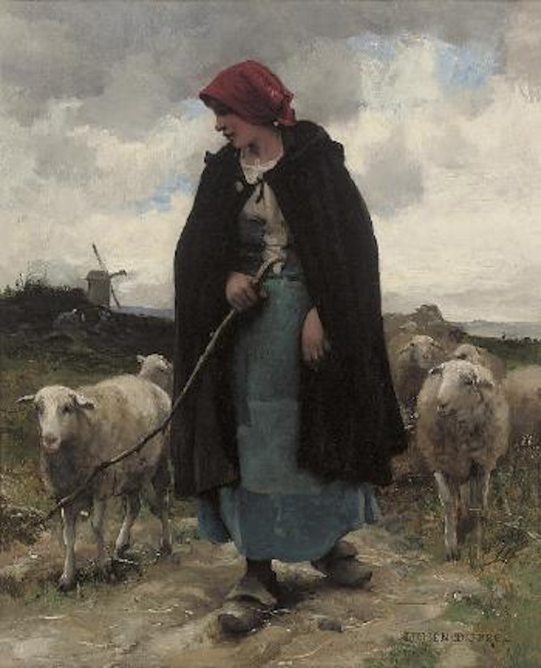 The Shepherdess by Julien Dupré