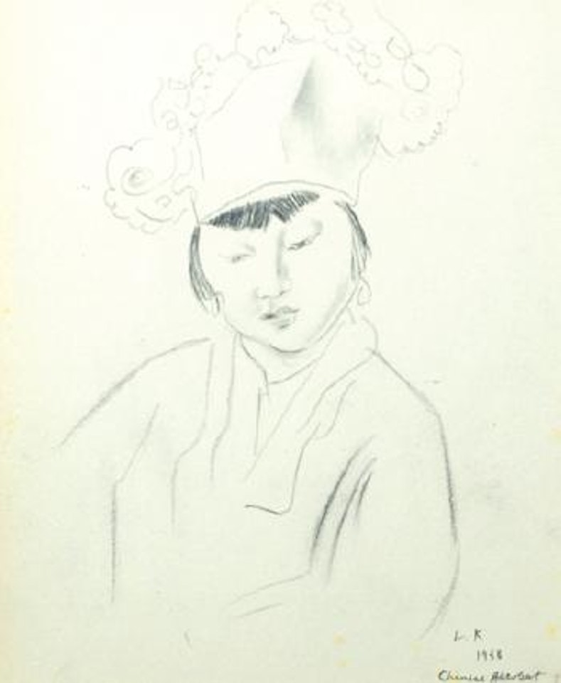 Chinese acrobat by Laura Knight