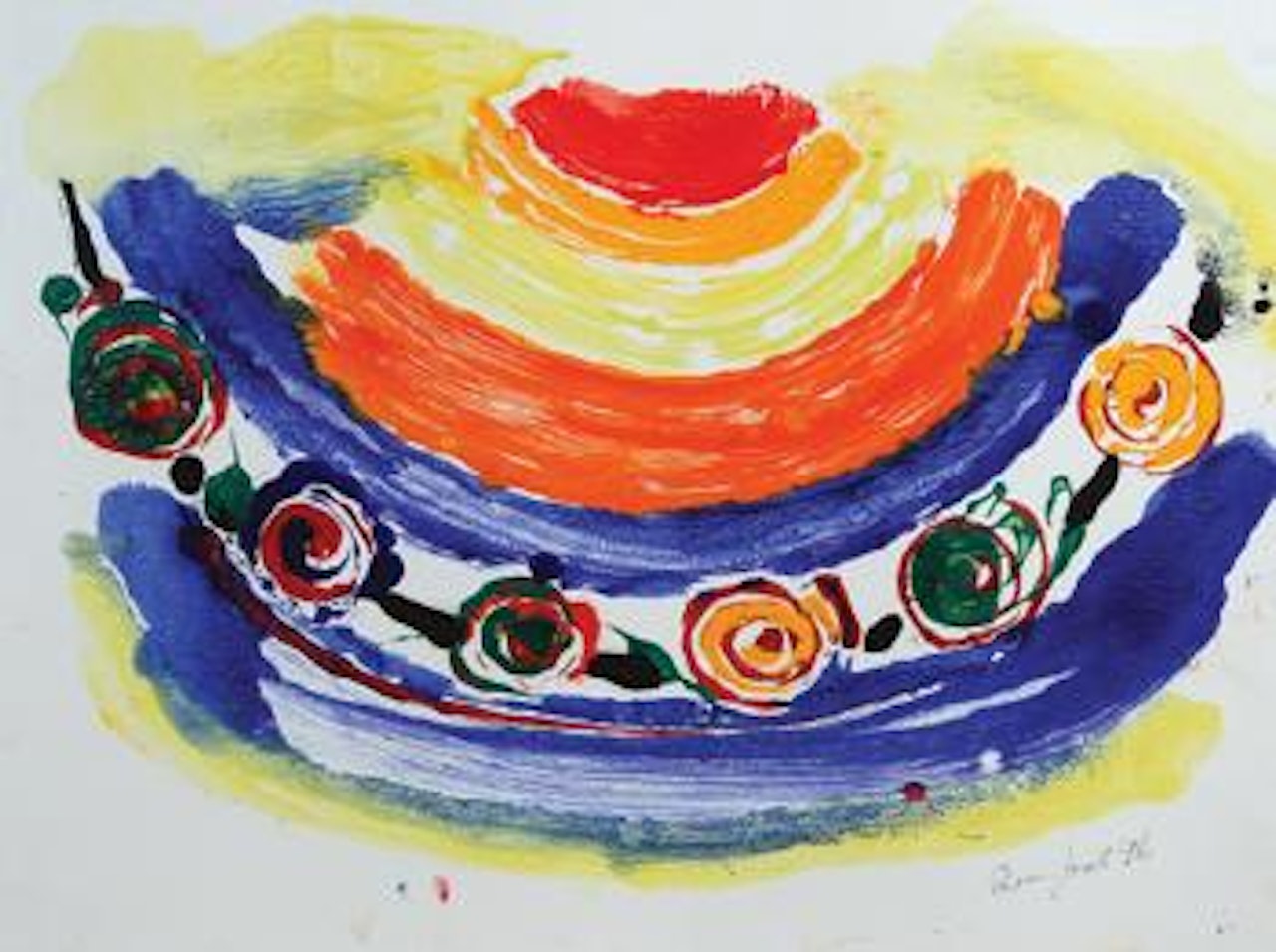 Necklace around the sun by Terry Frost