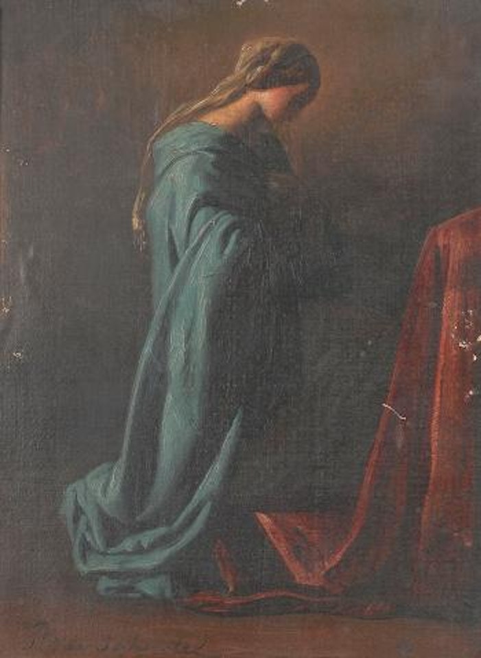 Büssende Magdalena by Petrus van Schendel