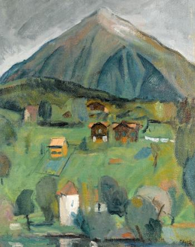 Niesen bei Spiez by Paul Basilius Barth