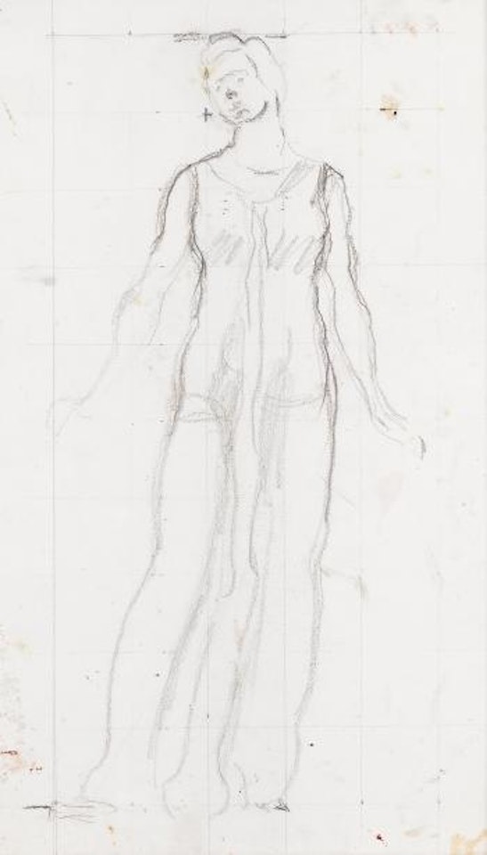 Studie zu Blick in die Unendlichkeit by Ferdinand Hodler