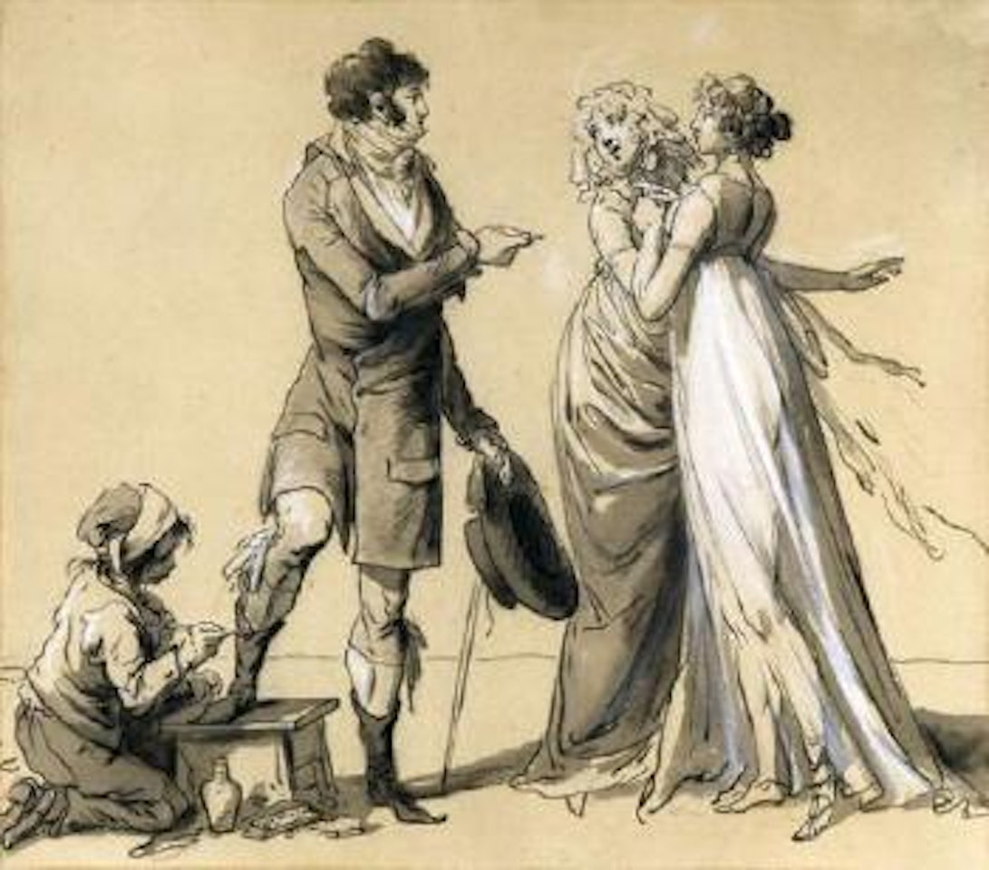 Point de convention by Louis-Leopold Boilly