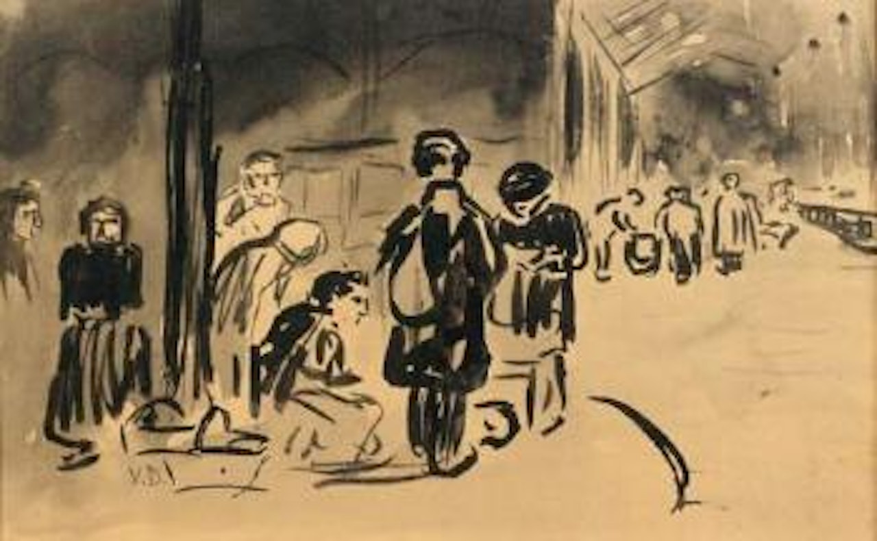 Les halles by Kees van Dongen
