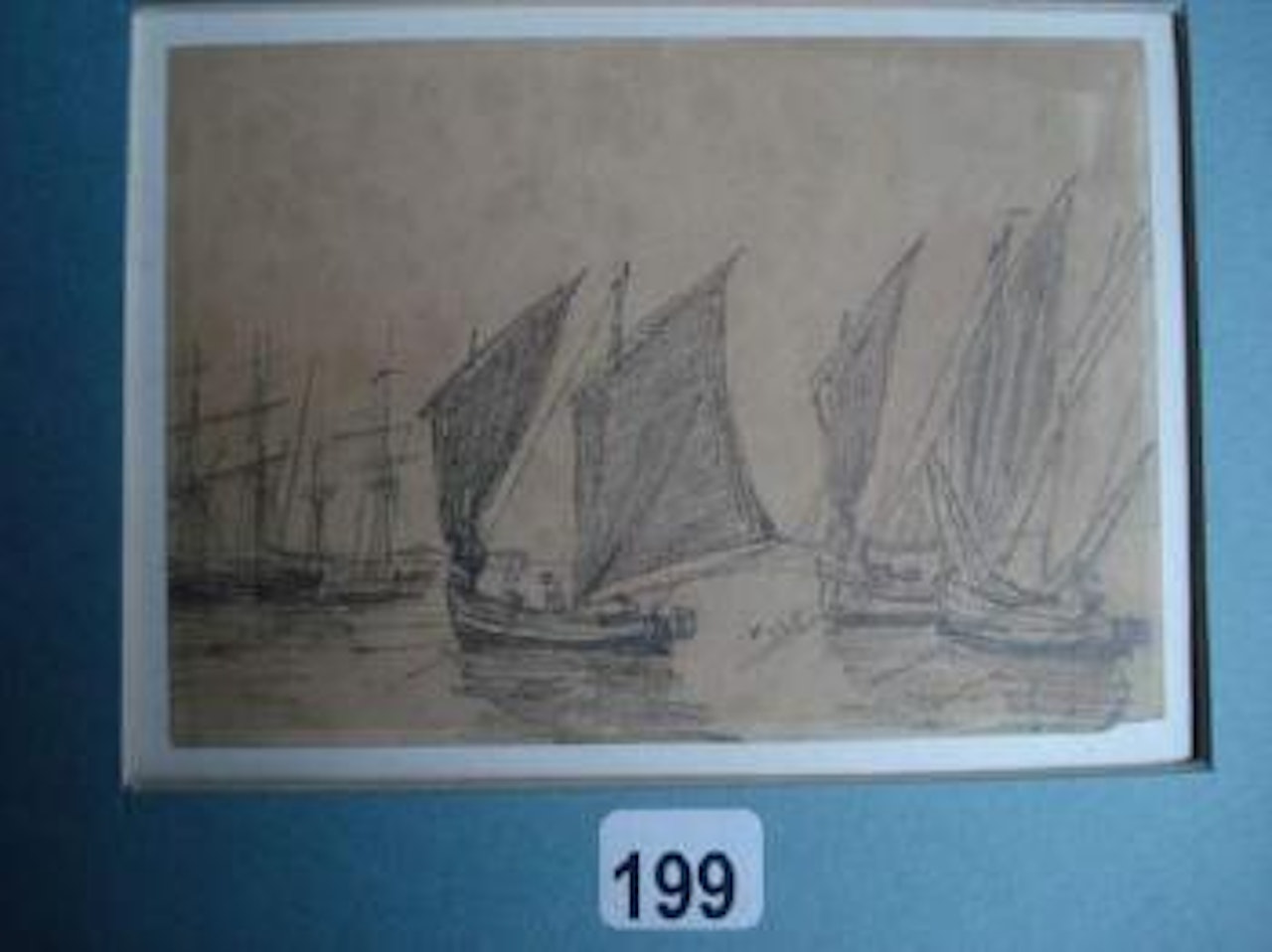 Marine by Eugène Boudin
