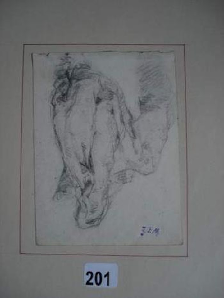 Étude de jambes by Jean-François Millet