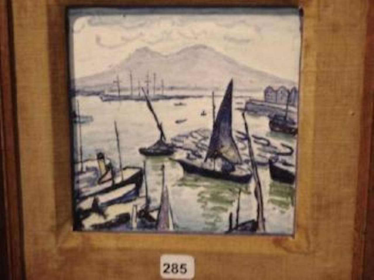 Le port à Naples by Albert Marquet